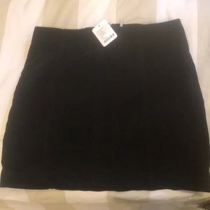 Suede skirt - Free people, brand new with tags